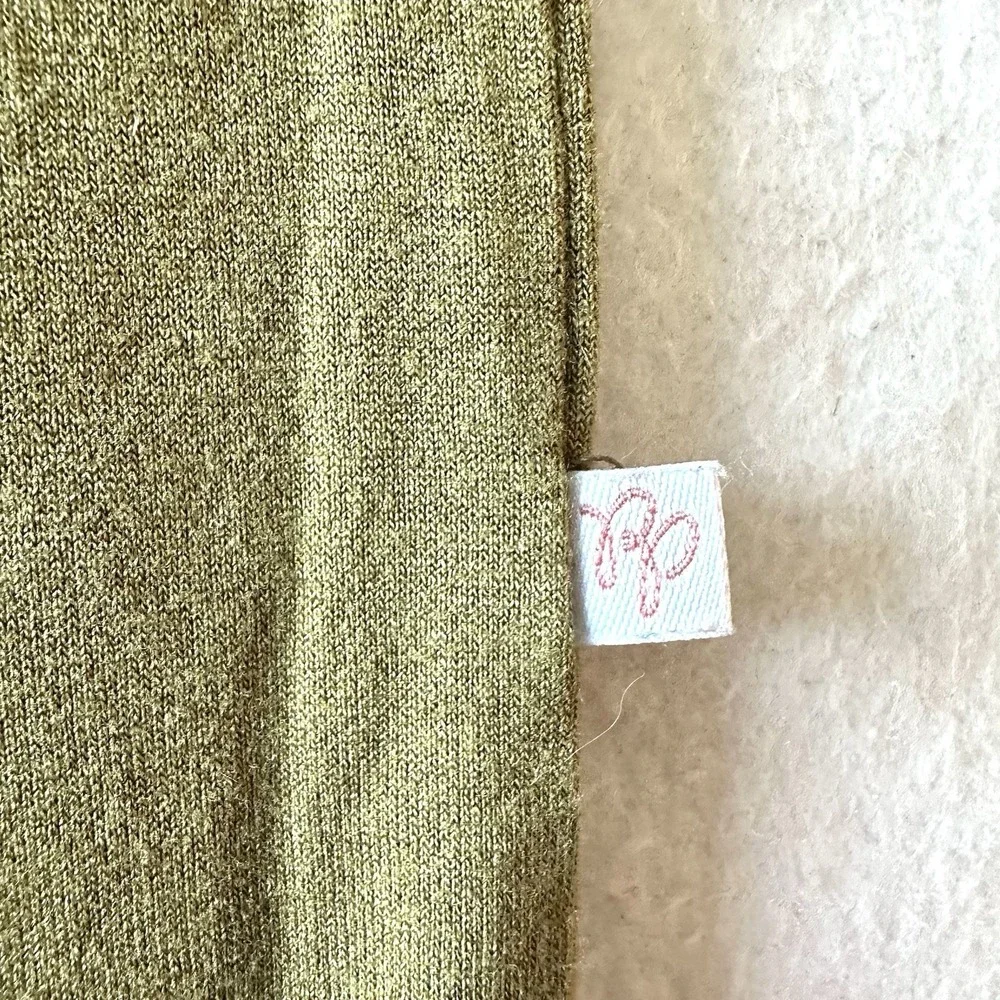 Posh Peanut NB Sleeping‎ Gown Army Green Viscose Bamboo Pajama Military Cozy